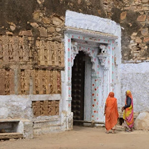 City gate in Menal, Rajasthan, India, Asia