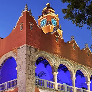 The City Hall of Merida (Palacio Municipal), Yucatan, Mexico