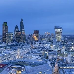 City of London skyline, London, England