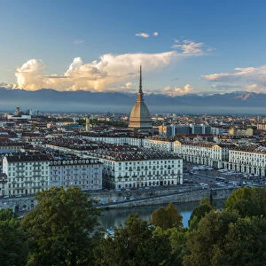 City skyline, Turin, Piedmont, Italy