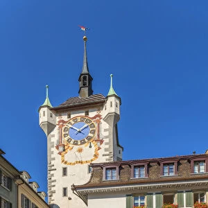 City tower, Baden, Aargau, Switzerland