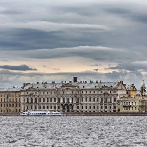Cityscape over Neva river, Saint Petersburg, Russia