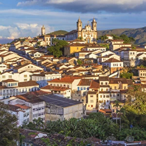 Cityscape, old town, Ouro Preto, Minas Gerais state, Brazil