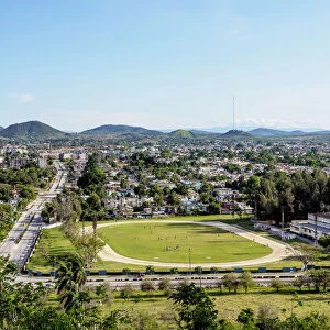 Cityscape seen from Loma del Capiro, Santa Clara, Villa Clara Province, Cuba