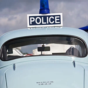 Classic Morris Minor Police Car, N. Devon Show, N. Devon, UK