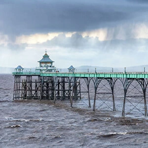 Clevedon Pier, opened in 1869 and one of the earliest surviving examples of a Victorian pier, Clevedon, Somerset, England