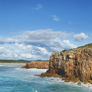 Cliff landscape Praia da Bordeira - Portugal, Alentejo, Alentejo Litoral, Bordeira