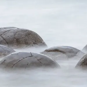 Close-up of Moeraki Boulders Print, Hampden, New Zealand Close-up of Moeraki Boulders Print, Hampden, New Zealand