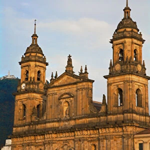 Colombia, Bogota, Plaza de Bolivar, Neoclassical Cathedral Primada de Colombia
