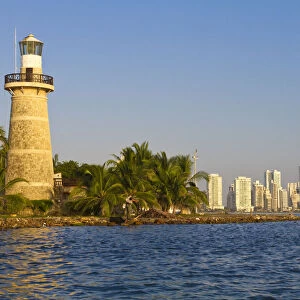 Colombia, Bolivar, Cartagena De Indias, Lighthouse at Castillogrande
