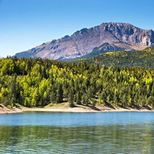 Colorado, Pikes Peak, National Historic Landmark, Autumn, Aspen Trees, Rocky Mountains