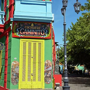 The colorful "Caminito de La Boca", Buenos Aires, Argentina