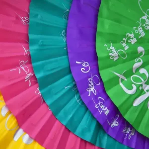 Colourful fans, Hoi An (UNESCO World Heritage Site), Quang Ham, Vietnam Colourful fans, Hoi An (UNESCO World Heritage Site), Quang Ham, Vietnam