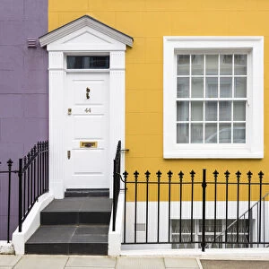 Colourful houses in Kensington, London, England