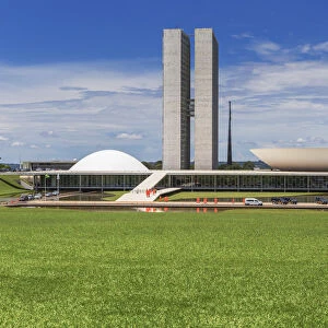 Congress building, 1960, Oscar Niemeyer, Brasilia, Brazil