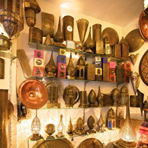 Copper Shop, Medina, Fez, Morocco, North Africa