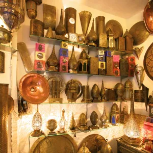 Copper Shop, Medina, Fez, Morocco, North Africa