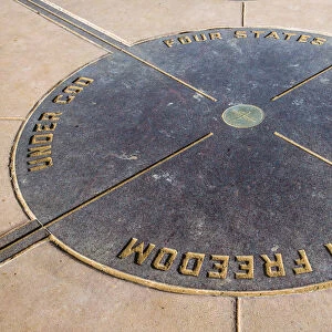 Four Corners Monument marks the quadripoint where the boundaries of the four US states
