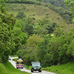 Country Road in Silvia, Colombia, South America
