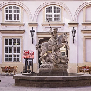 Courtyard in Primates Palace, Bratislava, Slovakia