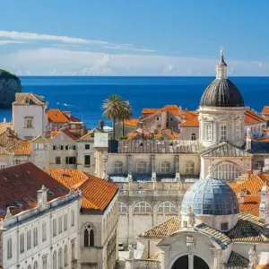 Croatia, Dubrovnik Print of Rooftop Views Croatia, Dubrovnik Print of Rooftop Views