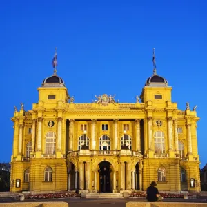 Croatian National Theatre Neobaroque Architecture dating