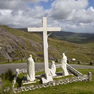 Crucifixion Statue, Healy Pass, Beara Peninsula, Co. Cork & Co. Kerry, Ireland