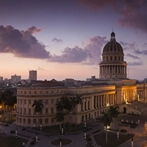 Cuba, Havana, Havana Vieja of the Capitolio Nacional