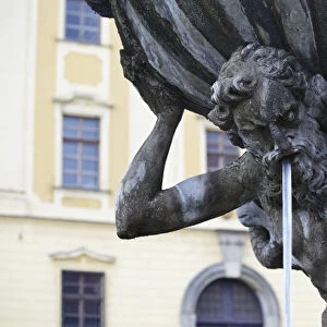 Czech Republic, Moravia, Olomouc, Fountain Of The Tritons In Republic Square (Nam