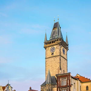 Czech Republic, Prague, Stare Mesto (Old Town). Old Town Hall on Staromestske namesti
