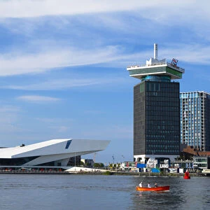 A DAM Tower and Eye Film Museum, Amsterdam, Noord Holland, Netherlands