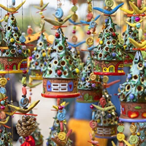 Decorations for sale at Christmas Market, Baden-Baden, Baden-WAorttemberg, Germany
