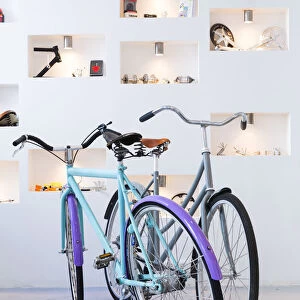 Denmark, Hillerod, Copenhagen. Cykelmageren Bike Shop