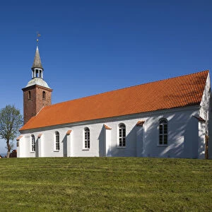 Denmark, Jutland, Ebeltoft, village church