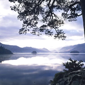 Derwent Water from Friars Crag, Lake District National Park, Cumbria, England