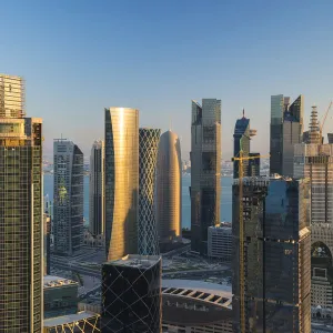 Doha skyline, Doha, Qatar