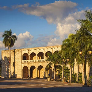 Dominican Republic, Santa Domingo, Colonial zone, Plaza Espana, Alcazar de Colon
