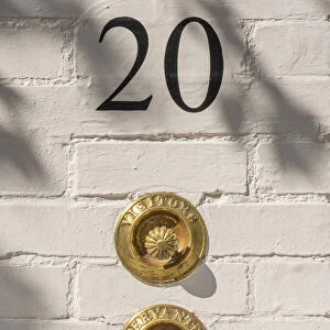 Door bells, Kensington, London, England, UK