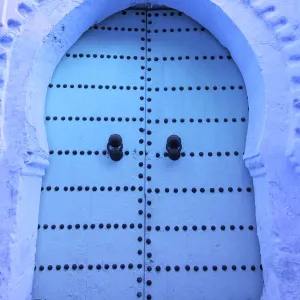 Door, Chefchaouen, Morocco, North Africa