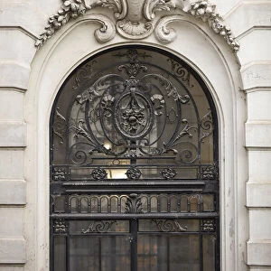 Detail of a door inside "Palacio Paz"
