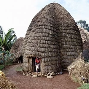 The Dorze people living in highlands west of the Abyssinian