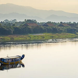 Dragon Boat on the Perfume River, Hue, Thua Thien-Hue Province, Vietnam