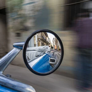 Driving around Old Havana on a Classic American car, Havana, Cuba