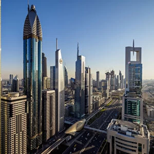 Dubai International Financial Centre, elevated view, Dubai, United Arab Emirates