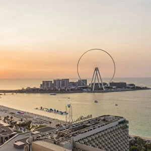 The Dubai Observation Wheel on Bluewaters Island, Dubai, United Arab Emirates