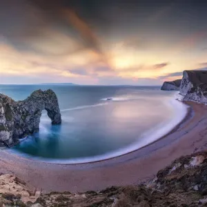 Durdle Door at Sunset, Jurassic Coast, Dorset, England Durdle Door at Sunset, Jurassic Coast, Dorset, England