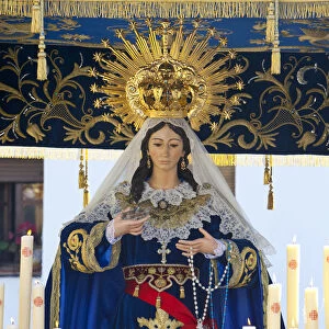 Easter Sunday procession, Ronda, Malaga Province, Andalusia, Spain