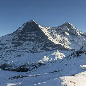 Eger, Monch, Jungfrau from Mannlichen, Jungfrau Region, Berner Oberland, Switzerland