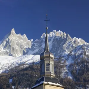 Eglise St-Michel, Chamonix, Haute Savoie, France