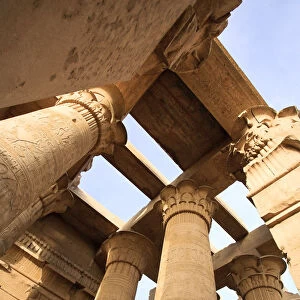 Egypt, Kom Ombo, Dual Temple of Sobek and Haroerus, Hypostyle Hall